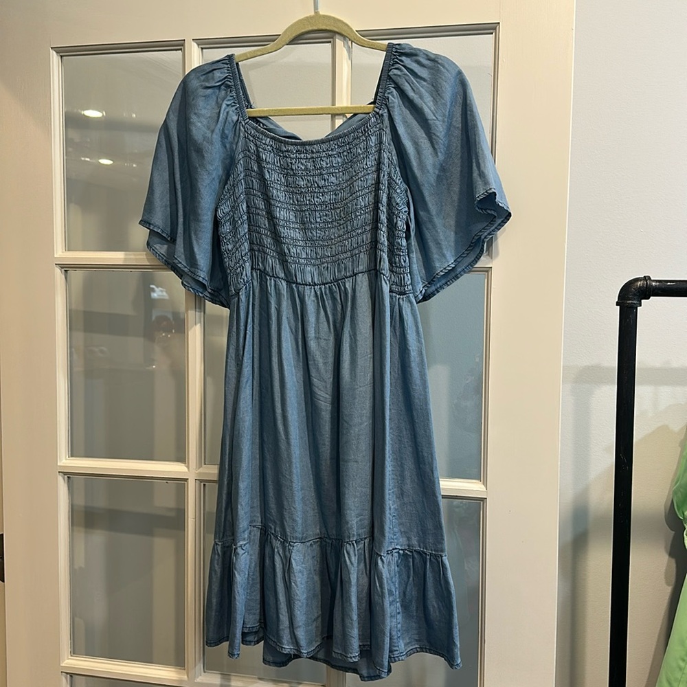 Blu pepper denim dress